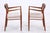 No 56 Armchairs in Teak by Niels Otto Møller, Set of 2 For Sale - Image 3 of 18