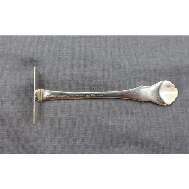 English Early 20th Century Peruvian Sterling Silver Food Pusher by Camusso For Sale - Image 3 of 6