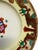 Red Antique Hand Painted Ceramic Chinese Export Plates with Gold Trim, Signed- Set of 4 For Sale - Image 8 of 9