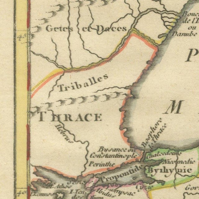 Antique Map of Asia Minor by Pluche, 1765 For Sale - Image 9 of 12