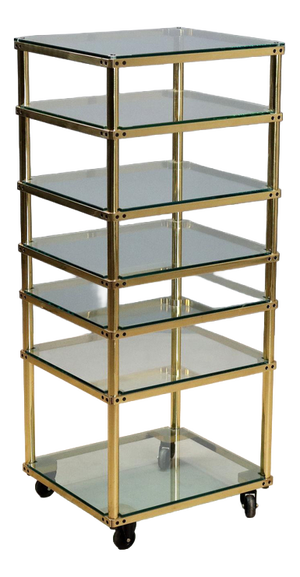 Glass Display Stand, 1980s