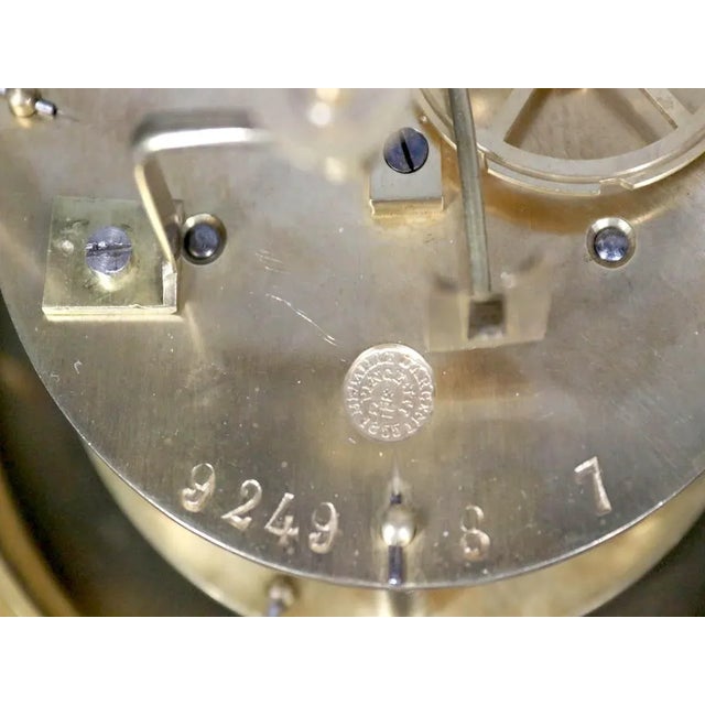 Louis XVI Gilt Bronze and Marble Table/Chimney Clock, France, Circa 1860 For Sale - Image 10 of 12