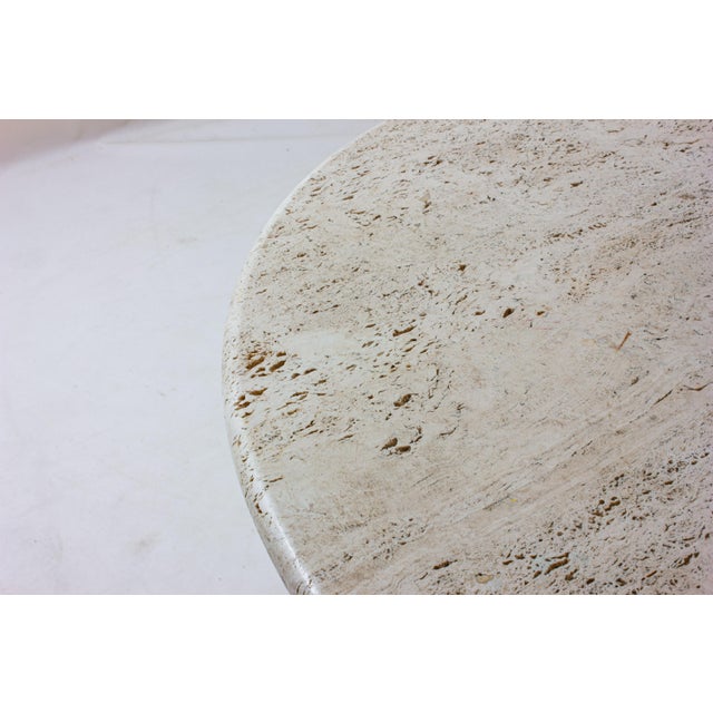 Organic Travertine Dining Table, Italy, 1970s For Sale - Image 18 of 18