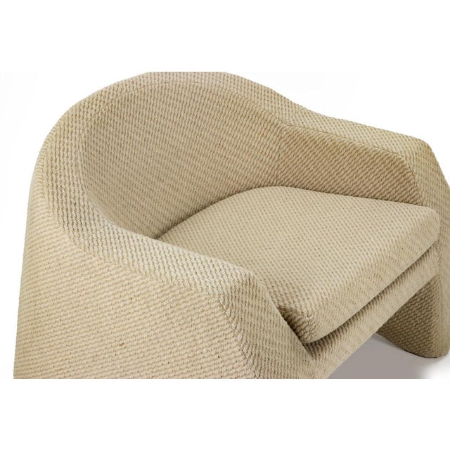 Vintage Armchairs attributed to Cassina, Italy, 1970s, Set of 3 For Sale - Image 3 of 5