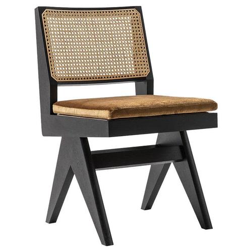 Black Wood 055 Capitol Complex Chair by Pierre Jeanneret for Cassina For Sale - Image 9 of 9