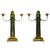 Antique Art Nouveau Brass Candleholders, 1890s, Set of 2 For Sale - Image 15 of 15