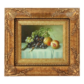 Gilt Wood Frame Oil / Canvas Painting For Sale