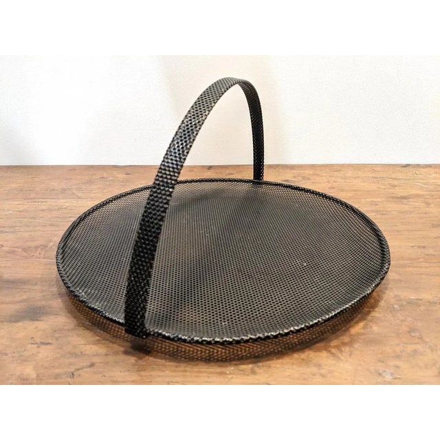 Black Metal Basket by Mathieu Mategot For Sale - Image 5 of 13