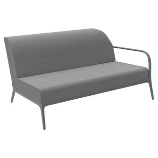 Xaloc Left 160 Grey Modular Sofa by Mowee For Sale