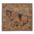 Antique Belgium Hand WovenWool and Silk on Cotton Tapestry For Sale