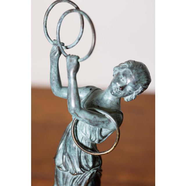 Metal 20th Century French Statuette For Sale - Image 7 of 11