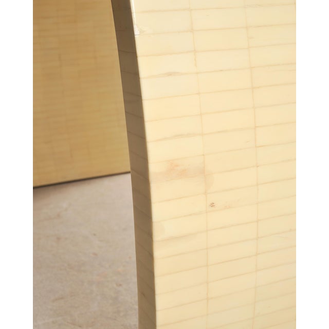 Enrique Garcel Modern Tessellated Bone Waterfall Writing Desk For Sale - Image 17 of 18