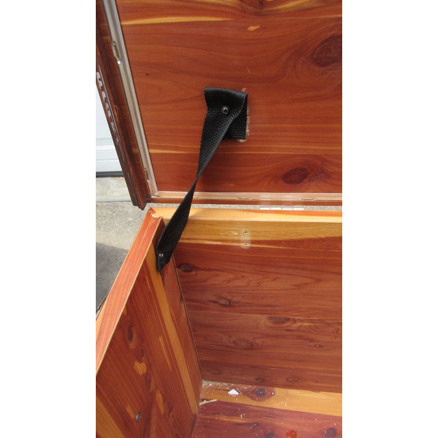 Wood Mahogany Lane Cedar Chest Vintage Trunk For Sale - Image 7 of 10