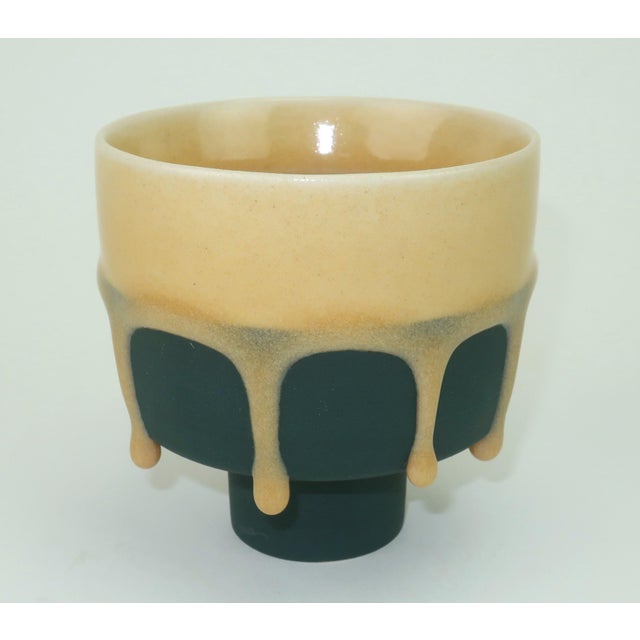 Mid-Century Modern Branan Mercer 'Tea Bowl' Ceramic Art Pottery Cup For Sale - Image 3 of 9