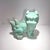 Exquisite Pair of Chinese Ceramic Foo Dogs – Guardian Lion Statues For Sale - Image 10 of 11
