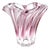 Cranberry Clear Glass Vase by Josef Hospodka, 1960s For Sale