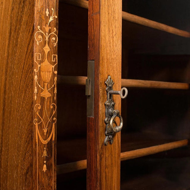 1900s Antique Victorian English Music Cabinet For Sale - Image 9 of 13