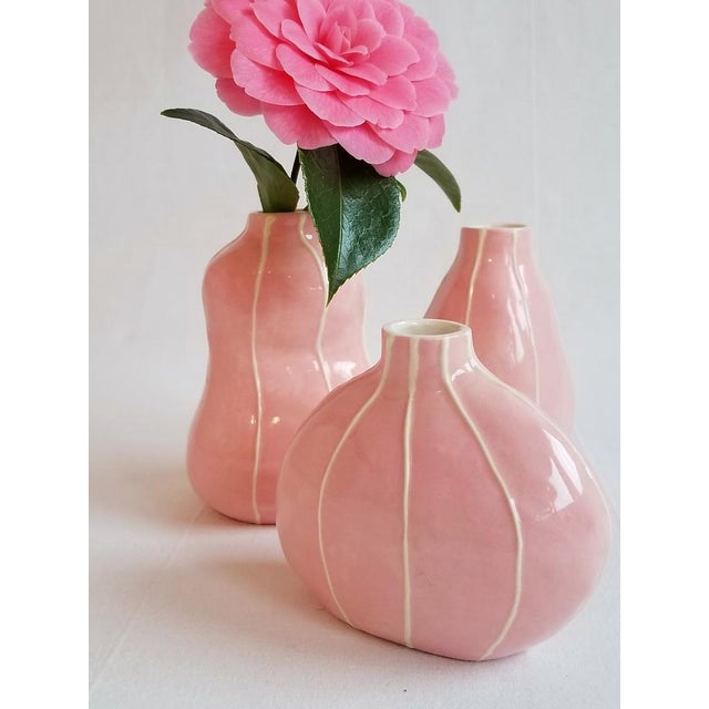 Pink Bud Vases Set of 3 Chairish