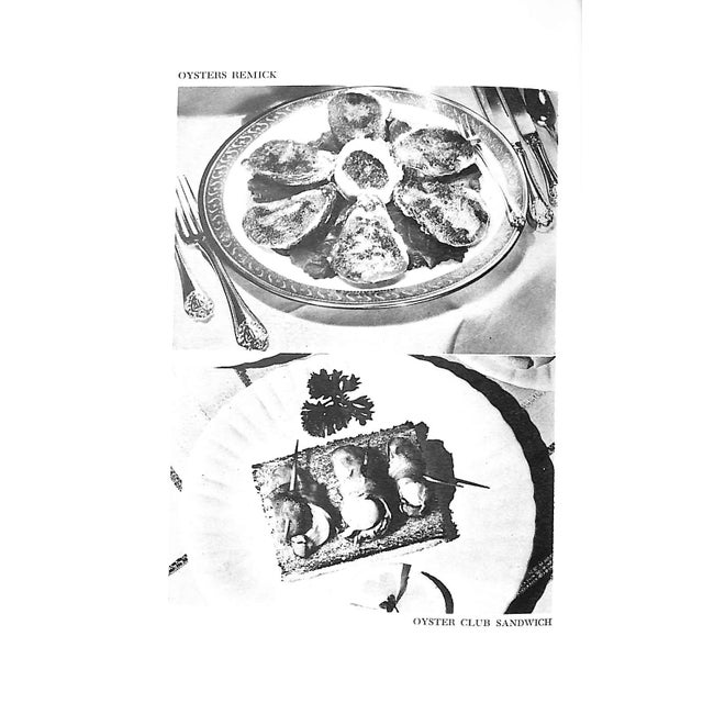 White "The Oyster Book: 266 Famous Recipes for Every Conceivable Oyster Dish" 1951 Degouy, Louis P. For Sale - Image 8 of 8