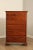 Wood Antique American Chippendale Period Walnut Tall Chest of Drawers For Sale - Image 7 of 13