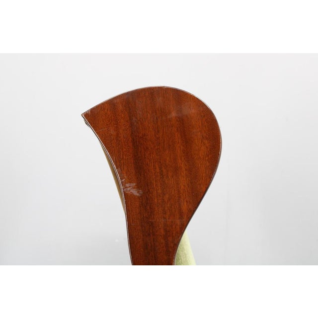 Brown Mid-Century Danish Wingback Armchair from Frits Henningsen, 1950s For Sale - Image 8 of 17