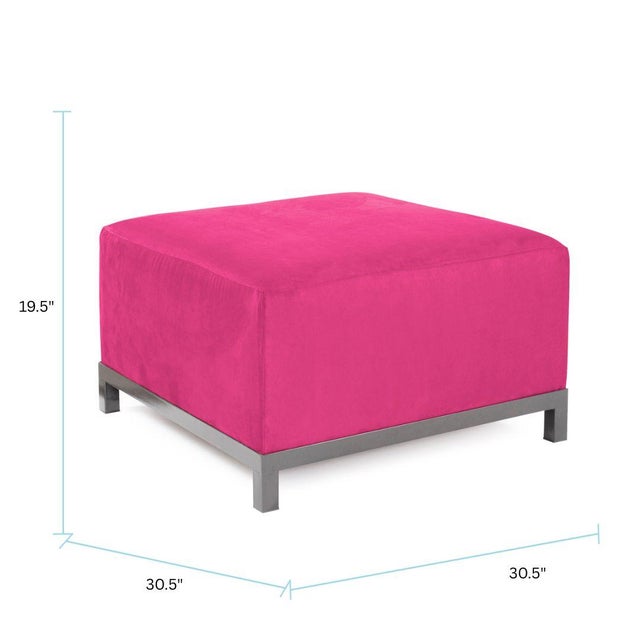 2020s Axis Ottoman Regency Fuchsia Titanium Frame For Sale - Image 5 of 6