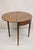 Late 19th Century Antique Mahogany Demilune Flip Top Console Game Table With Hidden Drawer For Sale - Image 5 of 13