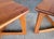 1960s Solid Teak Danish Modern Square End or Side Tables With X Base - A Pair For Sale - Image 5 of 13