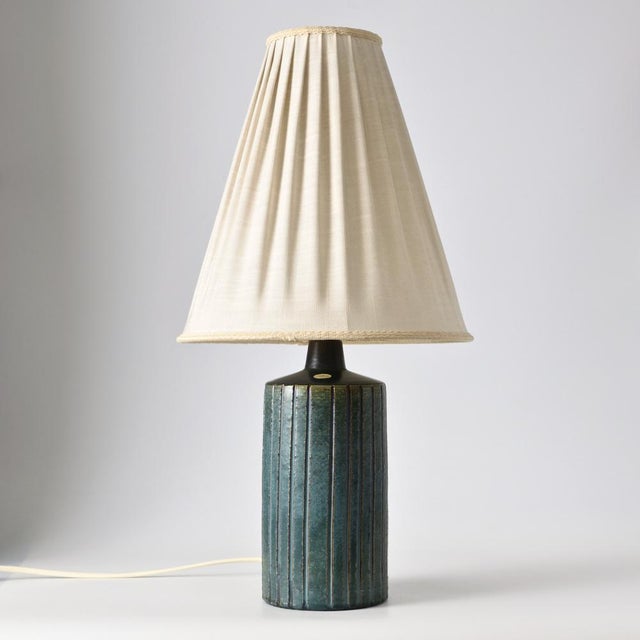 Ceramic Swedish Ceramic Table Lamp by Jerk Werkmaster for Nittsjö, 1960s For Sale - Image 7 of 13
