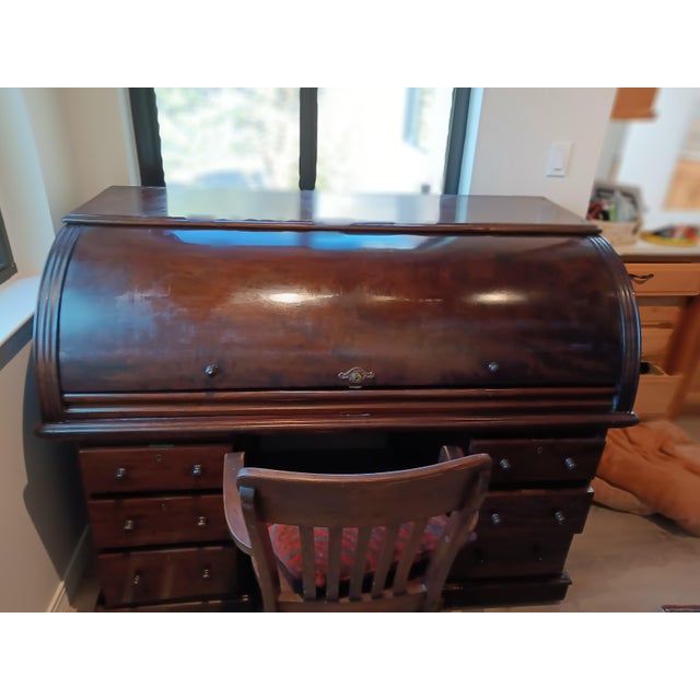 Purchased 1972 in Charleston, SC red- flammed mahogany finish with light colored trim, all in good condition, from a...