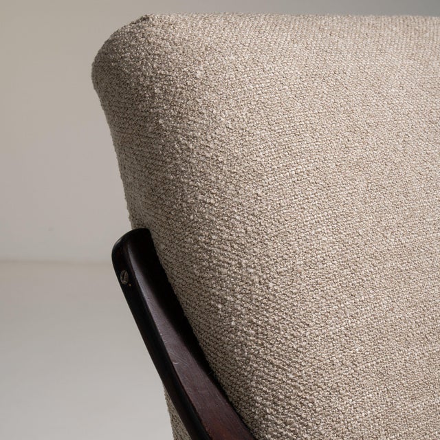 19th Century France Taupe Wood Armchair For Sale - Image 11 of 11
