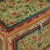 Indian Green Painted Wooden Chest, 1940s For Sale - Image 6 of 8