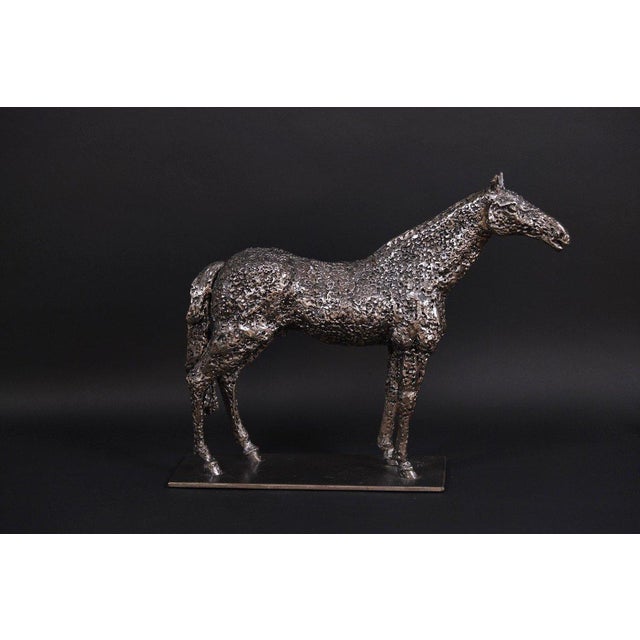 Hugo Verheyen, Sculpture Standing Horse, 1980, Metal For Sale - Image 3 of 11
