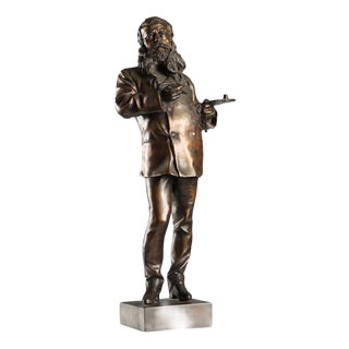 Bronze Painter Figurine by Vincenzo Gemito For Sale