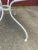 White White Painted 1920s French Bistro Table For Sale - Image 8 of 12