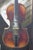 Late 20th Century The Old Violin Still Life Oil Painting After William Michael Harnett Framed 28" For Sale - Image 5 of 12