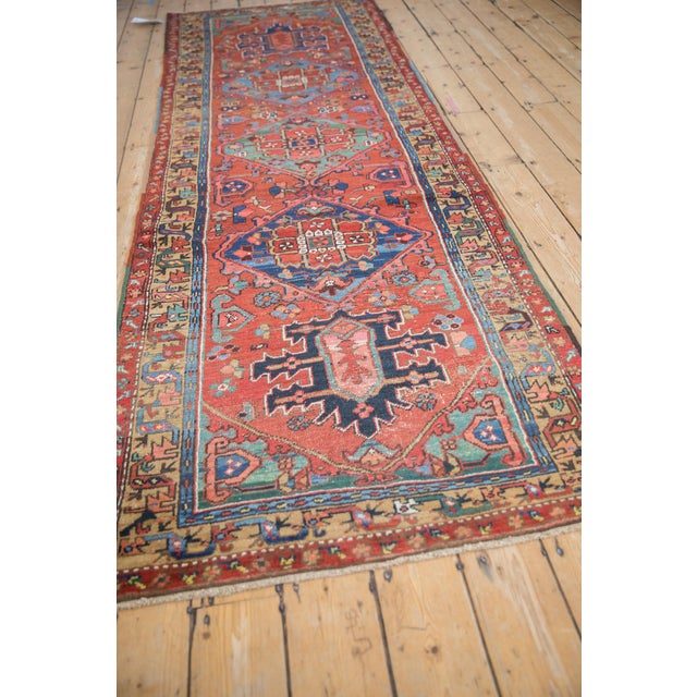 Antique Heriz Rug Runner - 3'4