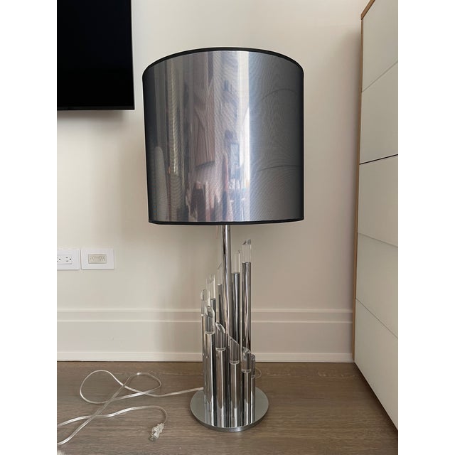 Gaetano Sciolari (1927-1994) model 139, circa 1960s-70s, 35.5" H x 8.75" Model 139 Circa 1960s-70s Marked: Sciolari-Roma...