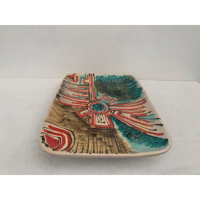 Beige Polychrome Ceramic Storage by Piccinini, 1960s For Sale - Image 8 of 8