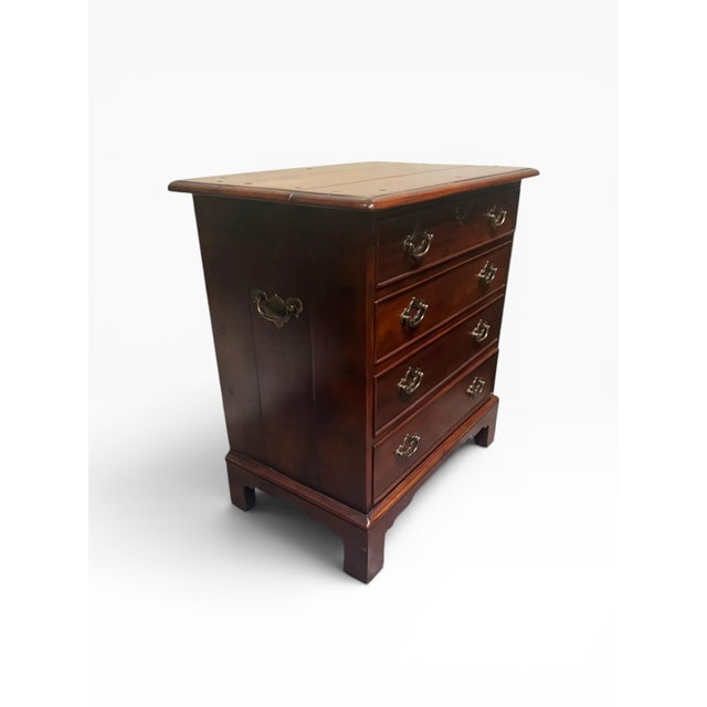 2000 - 2009 Theodore Alexander Mahogany Four-Drawer Chest For Sale - Image 5 of 16