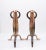 Vintage Japanese Heavy Bronze Fireplace Andirons - a Pair For Sale - Image 9 of 13