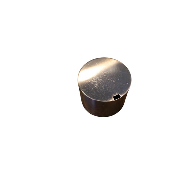 Silver Marmalade with Lid Cylinda-Line by Arne Jacobsen for Stelton, 1960s For Sale - Image 8 of 12