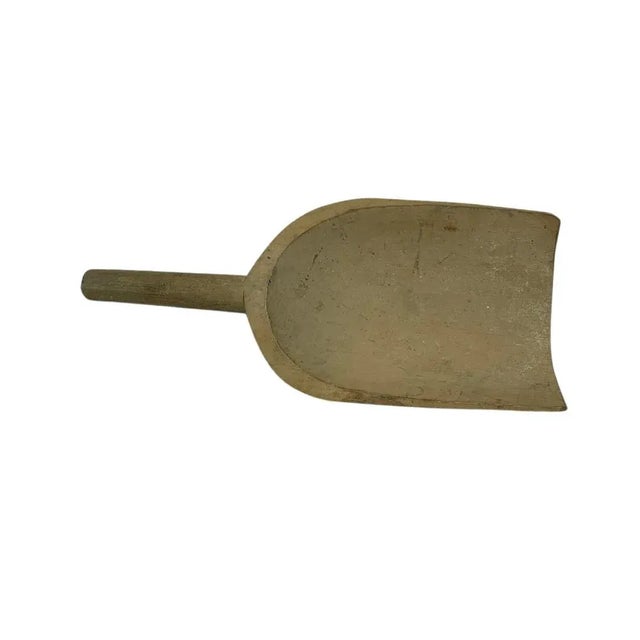 1970s Vintage Wooden Grain Scoop For Sale - Image 5 of 6