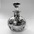 Antique Art Nouveau Silver Overlay Glass Perfume Bottle, C. 1900 Scent Bottle Up for sale is a beautiful, authentic Art...