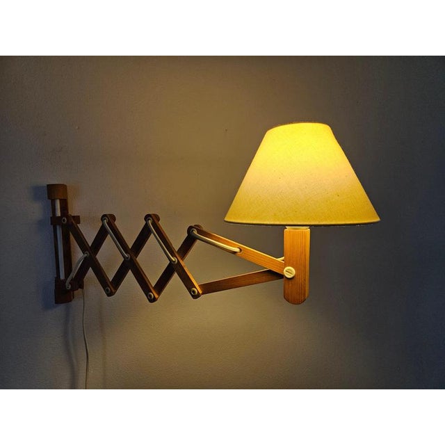Mid-Century Modern Swedish Scissor Wall Lamp from Ikea, 1979 For Sale - Image 13 of 16