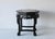 Chinese ebonised lacquered hardwood marble top urn stand, early 20th Century. Ideal as a low side table, just 18" high....