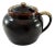 Rustic Round Drip Glaze Bean or Chili Pot For Sale