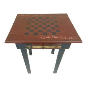 1970s Game Table With A Drawer