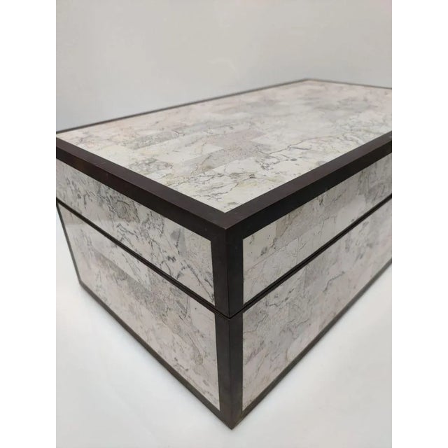 Marble, Wood and Brass Box from Maitland Smith, 1970s For Sale - Image 6 of 18