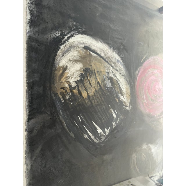 Large Vintage Abstract Organic Mid Century Work For Sale - Image 11 of 13